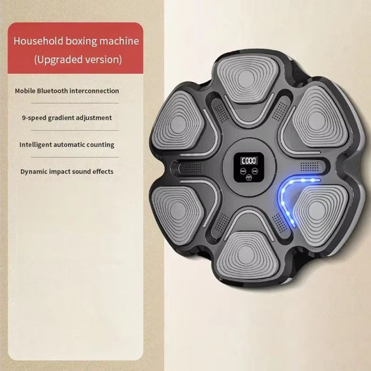 Smart Music Boxing Machine Bluetooth Wall-Mounted Boxing Trainer Reaction Exercise Boxing Wall Target for Men Women Children